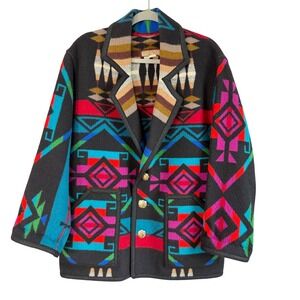Pendleton Multicolor Geometric Blazer